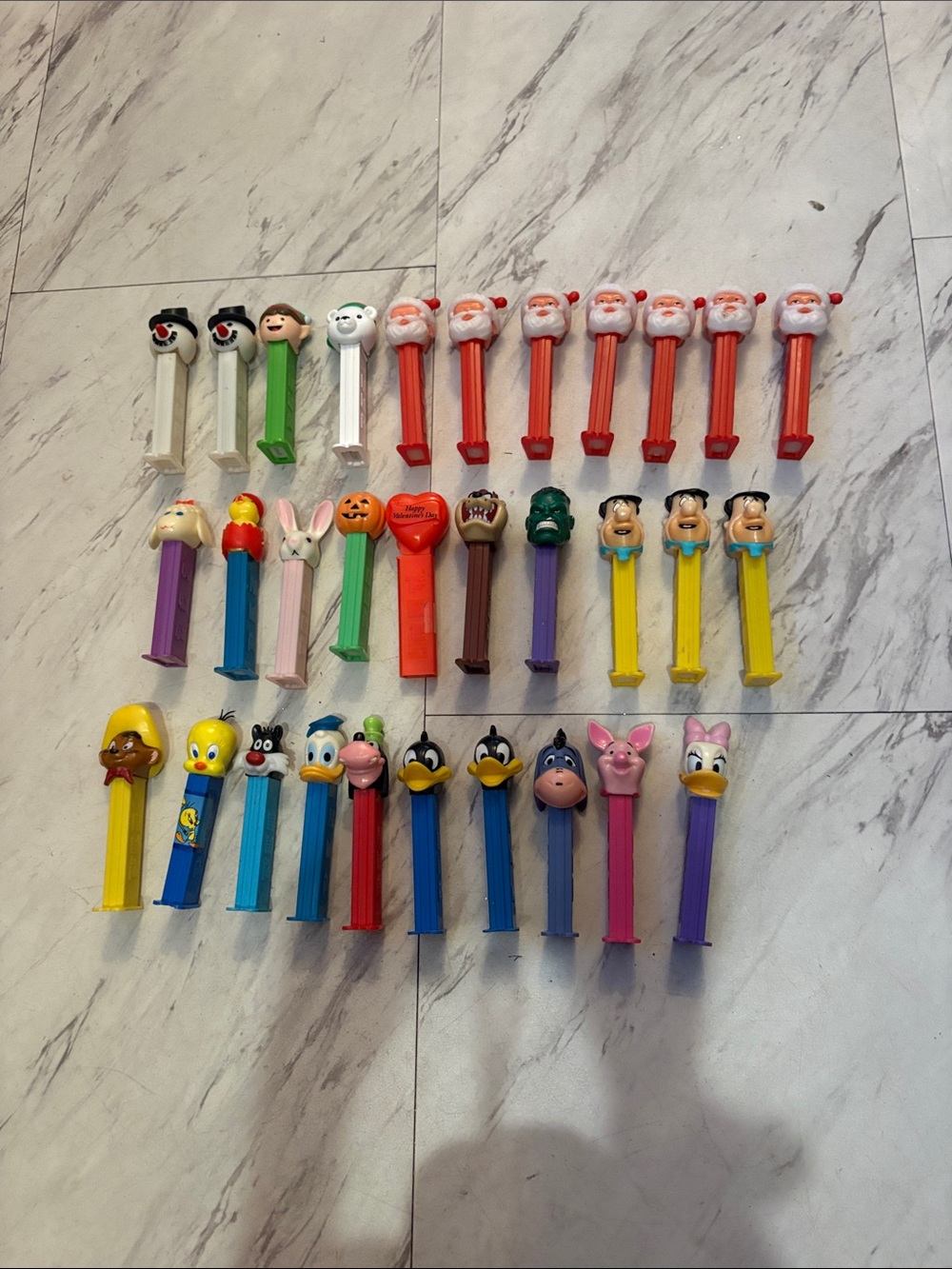 Vintage Assorted Character Candy Dispensers - Mixed Colors 31